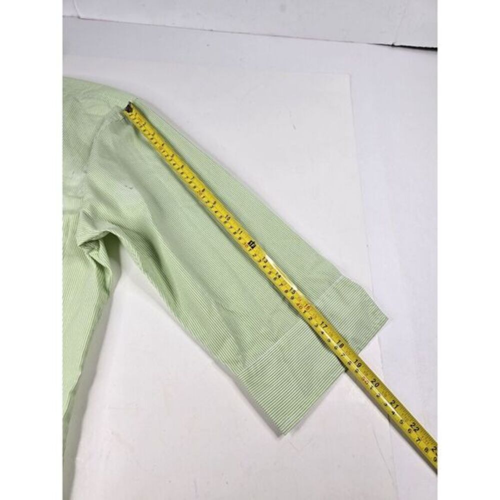 Tia Designs Shirt Green Gingham Womens 2X Bee Floral Embroiderd CottageCore‎ - Picture 16 of 16